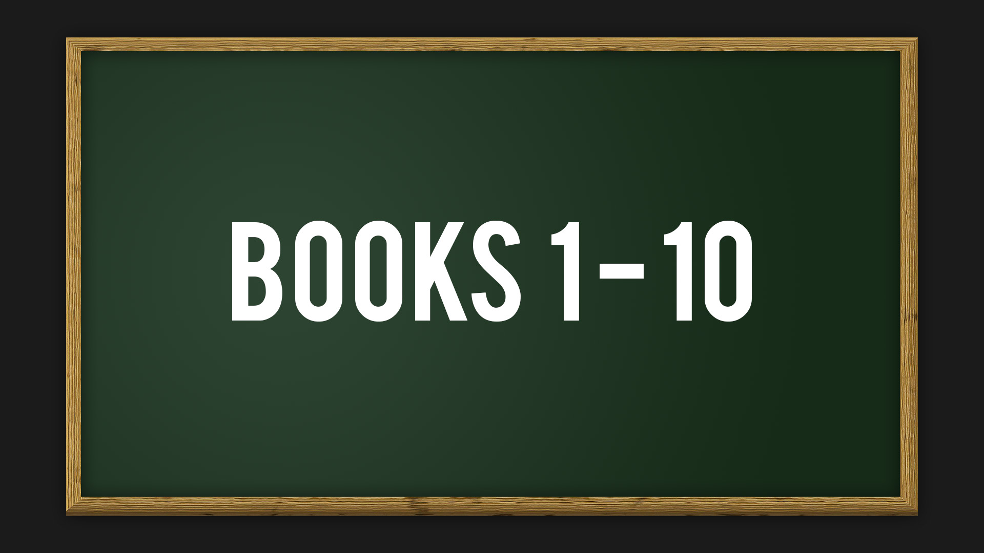 Books 1 - 10
